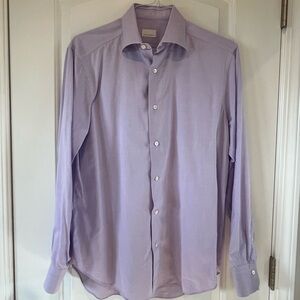 Mastai Feretti - Lavender Purple Button Down Dress Shirt - Medium - 15.5 34-35
